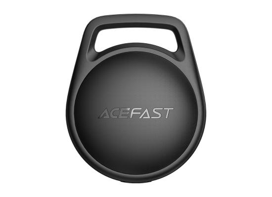 ACEFAST Smart Tag Work with Find My App For iPhone 13 14 15 16 17 Portable GPS Locator Tracking Device For Pet Key Anti lost Tag - Black
